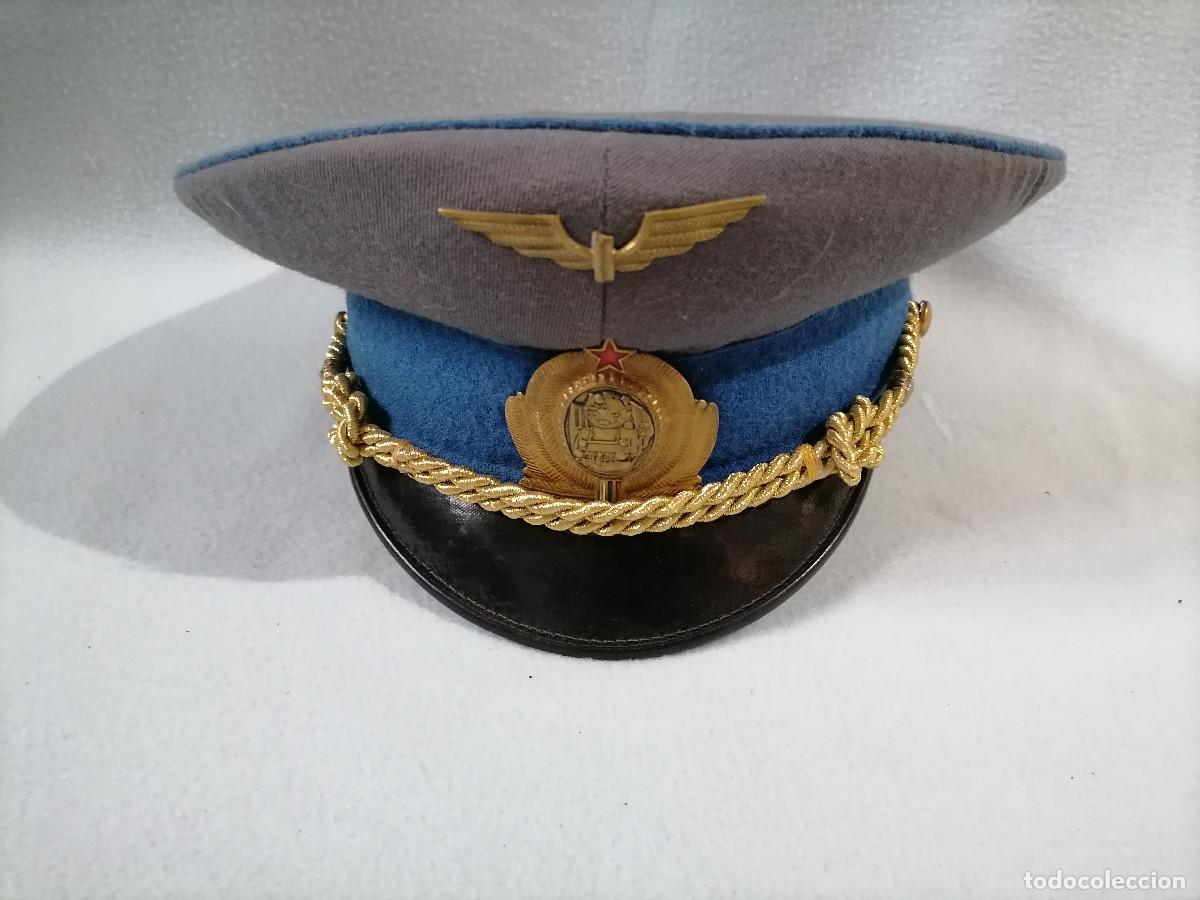 Militaria: Gorra de plato Oficial Ferroviario B&uacute;lgaro BDZ
