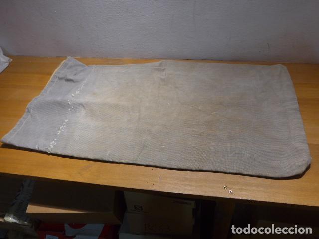 Militaria: Antiguo petate militar de rayadillo, original de guerra de Cuba o Filipinas.