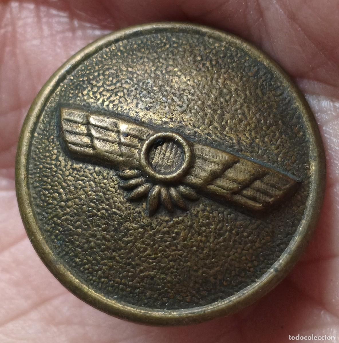 Militaria: Bot&oacute;n grande. Aviaci&oacute;n republicana.