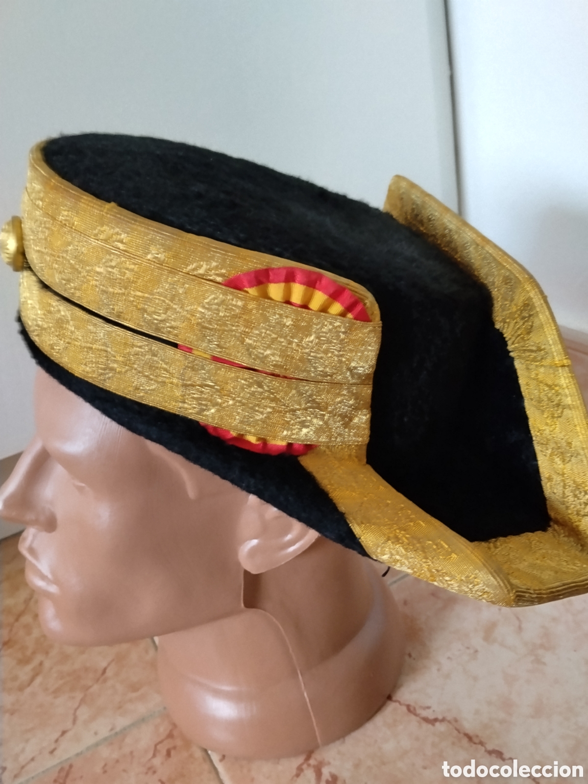Militaria: Tricornio de gala guardia civil &eacute;poca de franco.benemerita.militar.ejercito espa&ntilde;ol.policia armada.e