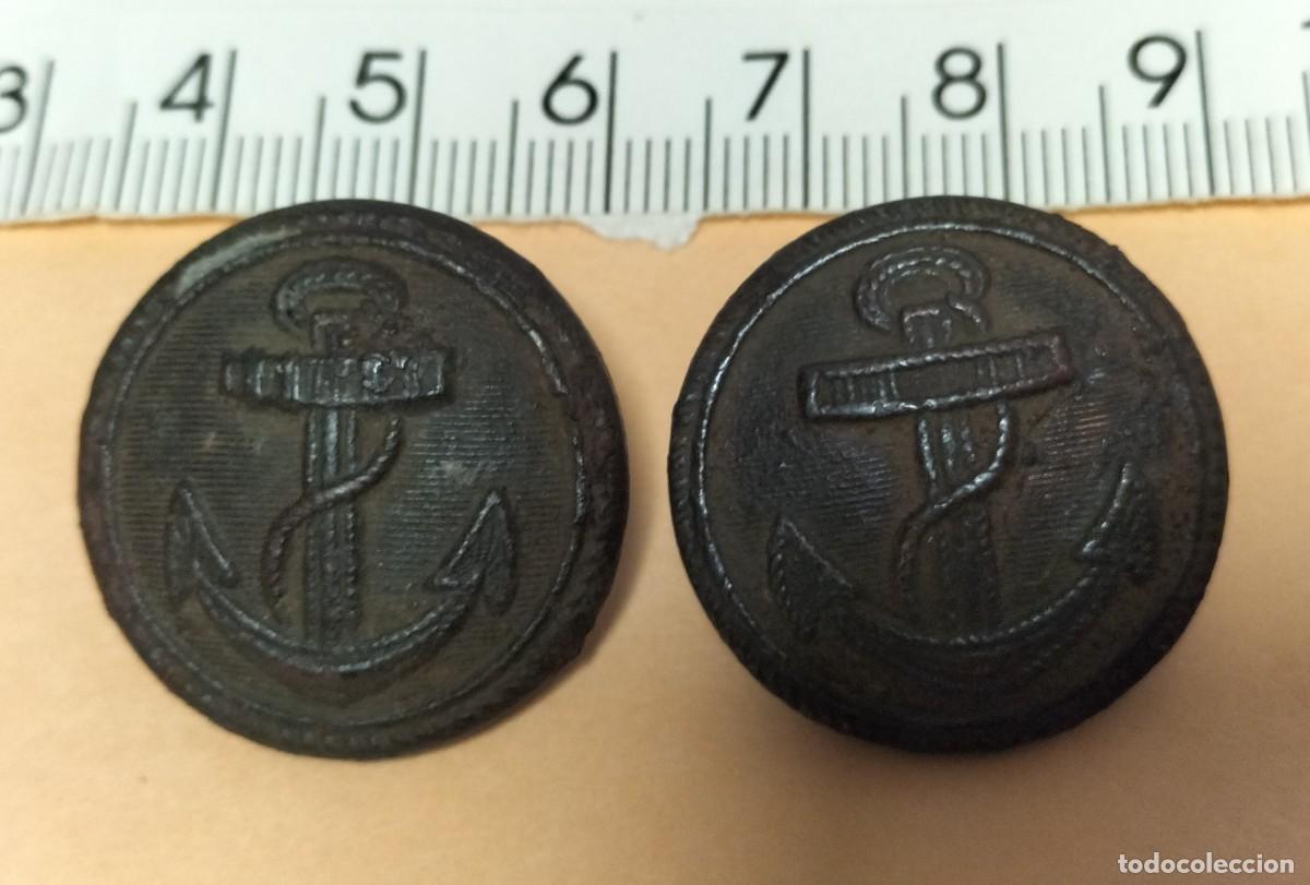 Militaria: Botones originales de la Kriegsmarine ( marina nazi)