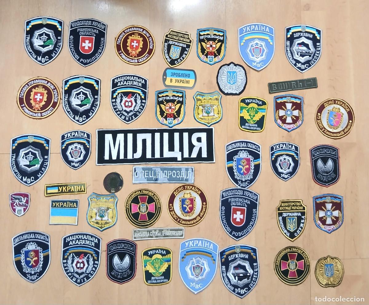 Militaria: Lote de 36 Parches Ucranianos