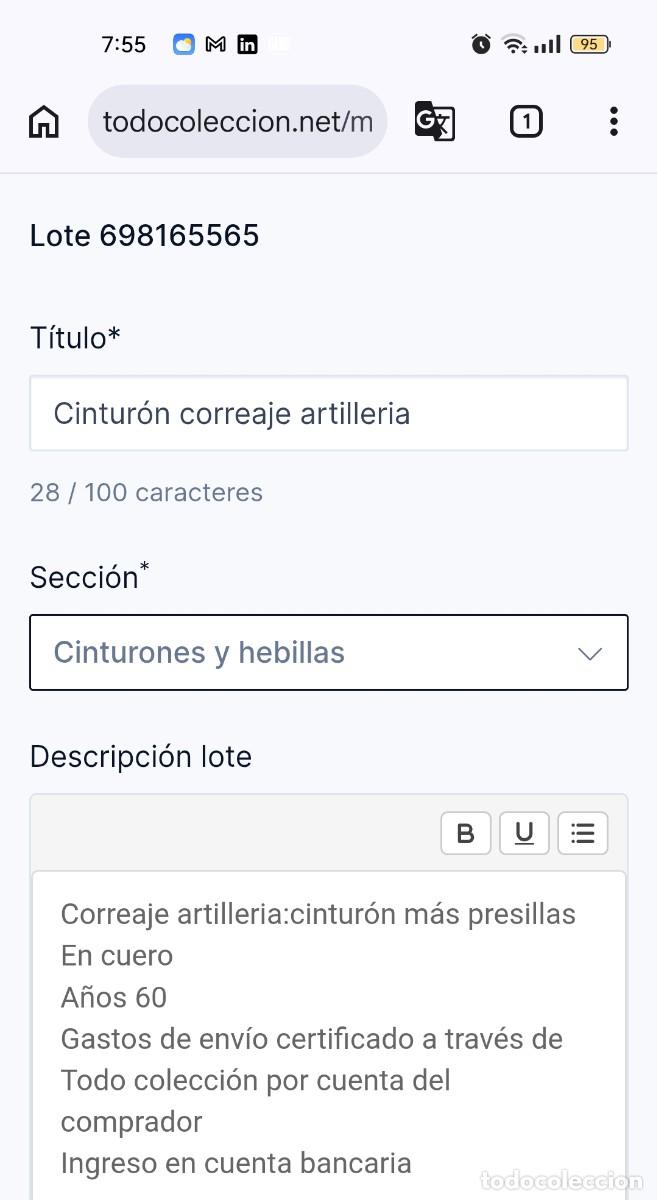 Militaria: Corretaje de artiller&iacute;a. - Foto 4