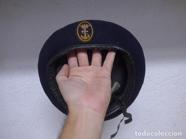 Militaria: Antigua gorra o boina de la marina franquista, original de epoca de Franco.