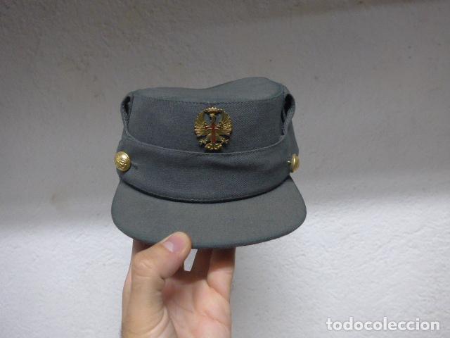 Militaria: Antigua gorra monta&ntilde;era de la Guardia civil franquista, original, epoca de Franco, de monta&ntilde;a.