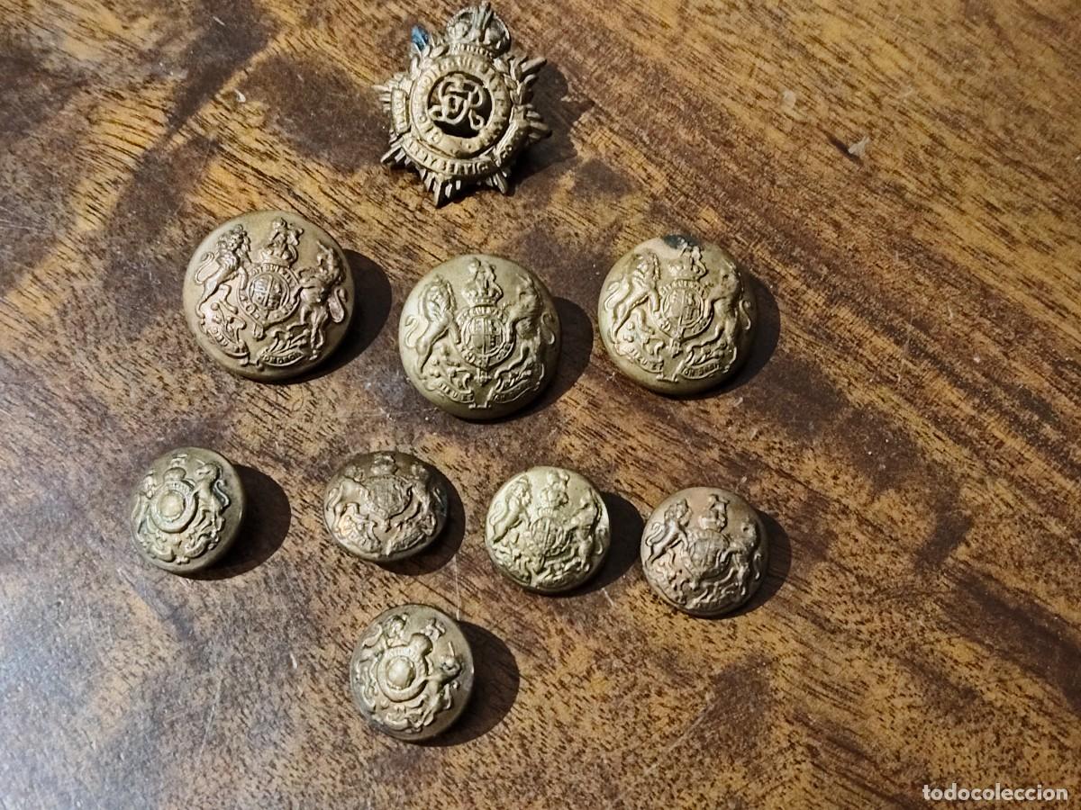 Militaria: Botones e Insignia Inglaterra. Primera Guerra Mundial.