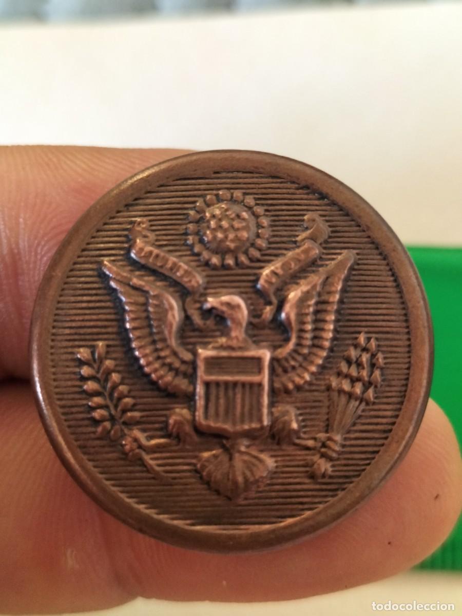 Militaria: Bot&oacute;n Ej&eacute;rcito de los EE. UU. de la &eacute;poca de la Primera Guerra Mundial, 28mm