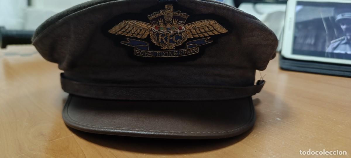 Militaria: ANTIGUA GORRA REAL CUERPO DEL AIRE INGLES, ROYAL FLYING CORPS, DESCONOZCO SI ES ORIGINAL