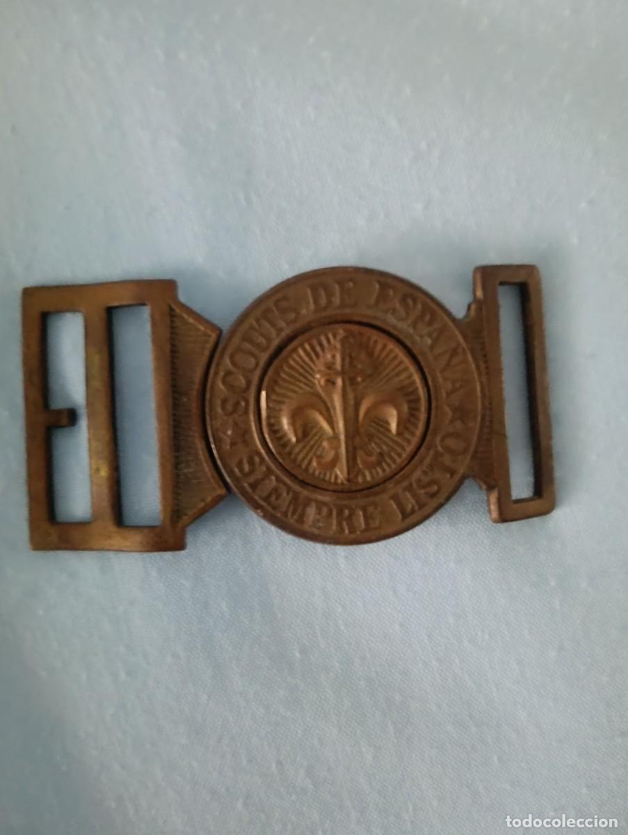 Militaria: Hebilla boy scout completa