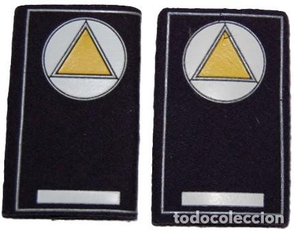 Militaria: HOMBRERAS PROTECCION CIVIL JEFE DE EQUIPO