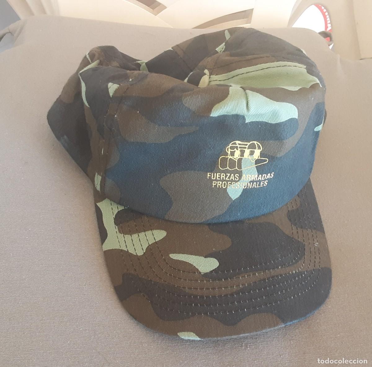 Militaria: Gorra Fuerzas Armadas Profesionales a&ntilde;os 90 camuflaje