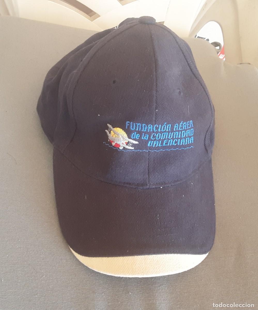Militaria: Gorra Fundaci&oacute;n Aeron&aacute;utica Comunidad Valenciana azul