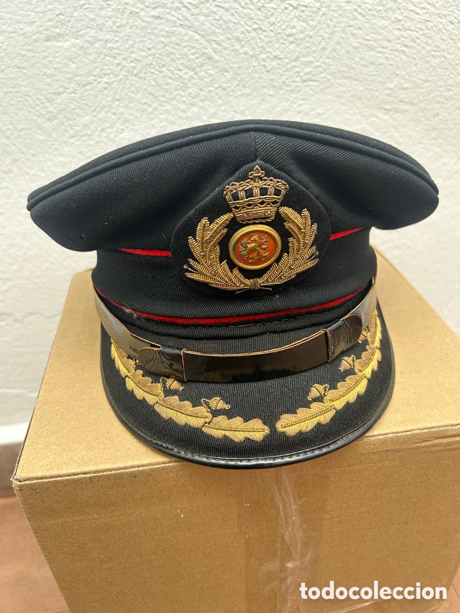 Militaria: Gorra oficial del ejercito holand&eacute;s bordada