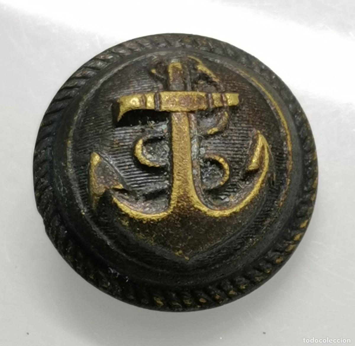 Militaria: BOT&Oacute;N DE LA MARINA MERCANTE - (HECHO EN ESPA&Ntilde;A)