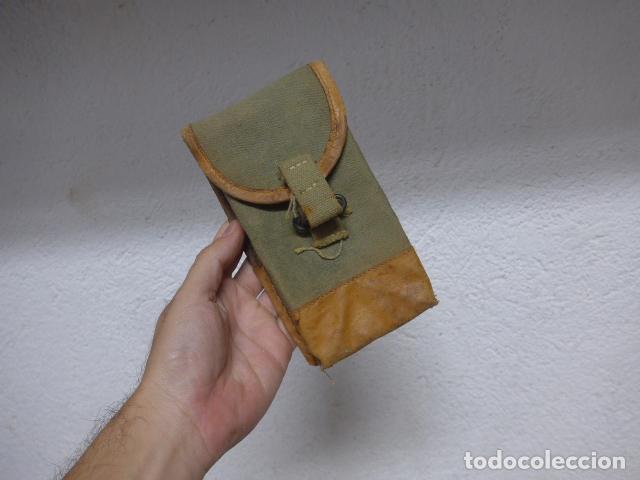 Militaria: Antigua cartuchera original de la EZAPAC