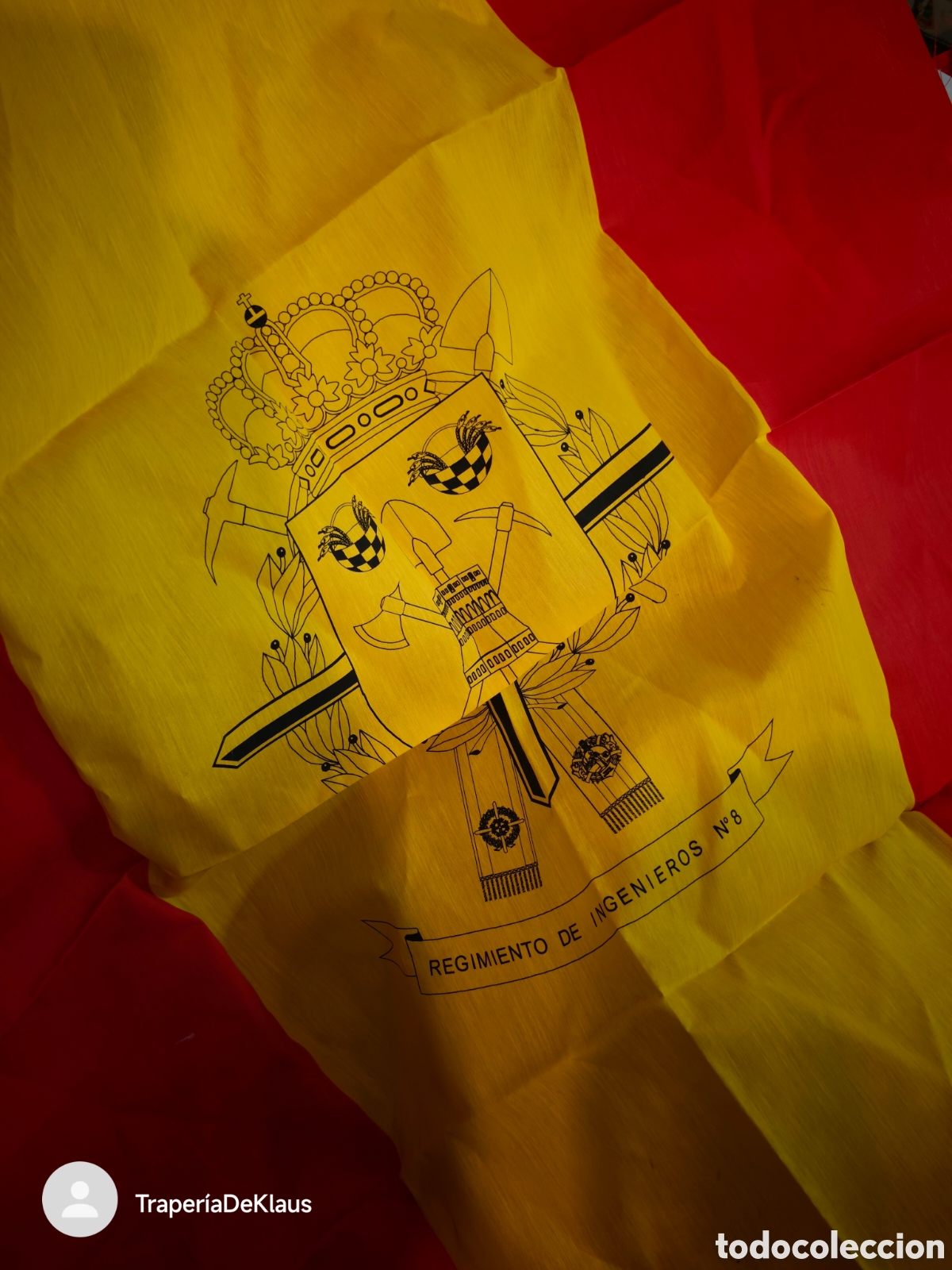 Militaria: Bandera institucional del Regimiento de Ingenieros n&ordm; 8 - car124