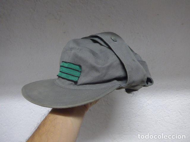 Militaria: Antigua rara gorra gris de la Marina franquista, original. Epoca de Franco.