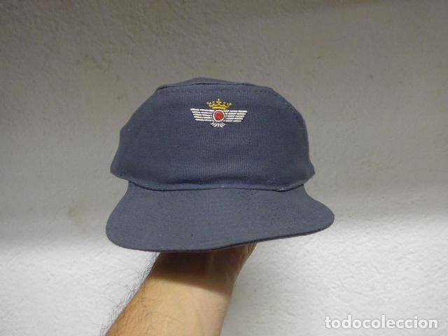Militaria: Antigua gorra de faena de aviacion franquista, original. Epoca de Franco.