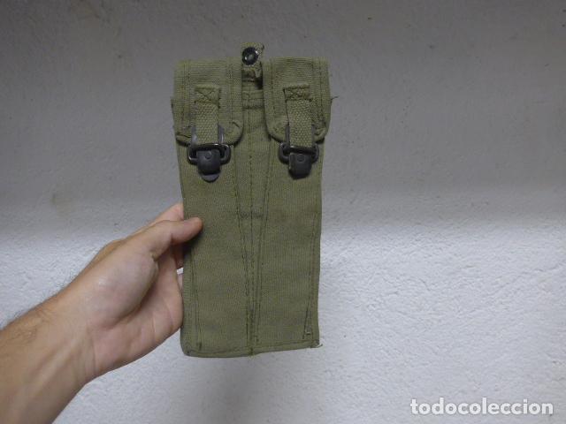 Militaria: Antigua cartuchera doble original de la BRIPAC, Paracaidista.