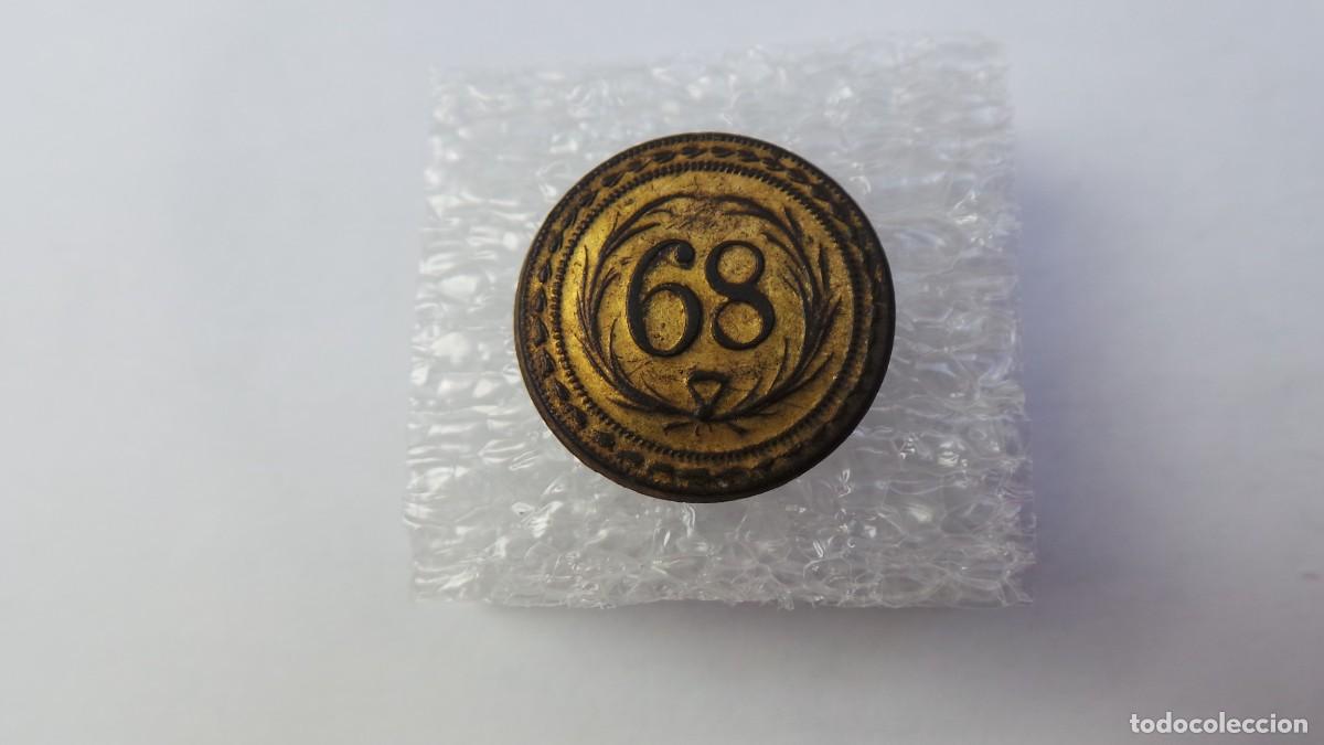 Militaria: Bot&oacute;n Britanico 68th Regt. of foot( Durham)