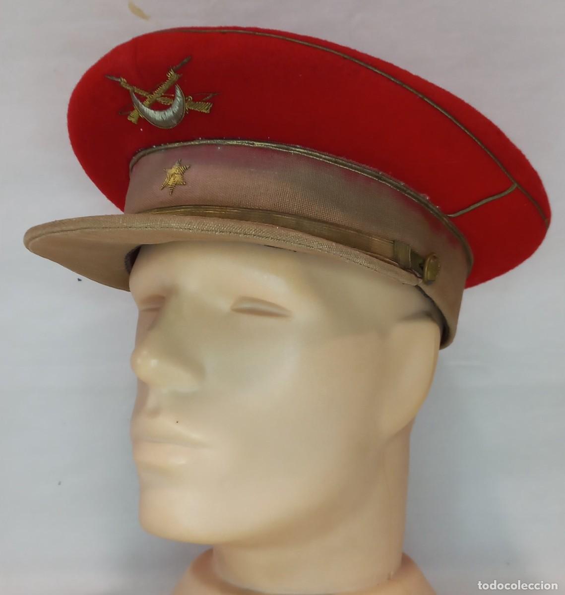 Militaria: GORRA DE PLATO ORIGINAL DE EPOCA DE OFICIAL &acute;&acute;ALFEREZ&acute;&acute; DE REGULARES DEL EJERCITO ESPA&Ntilde;OL