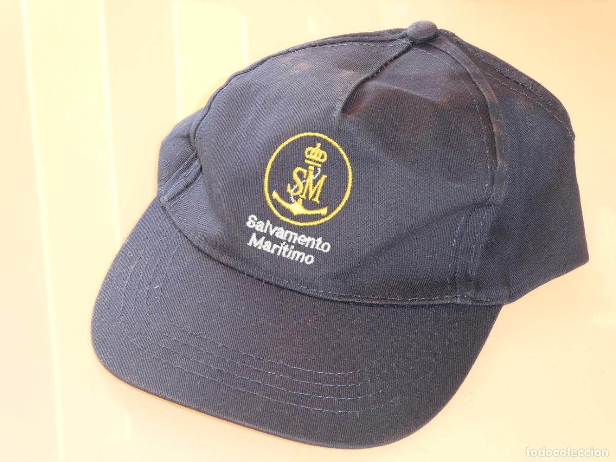 Militaria: GORRA DE SALVAMENTO MAR&Iacute;TIMO. MARINA MERCANTE. REGULABLE. 40GR