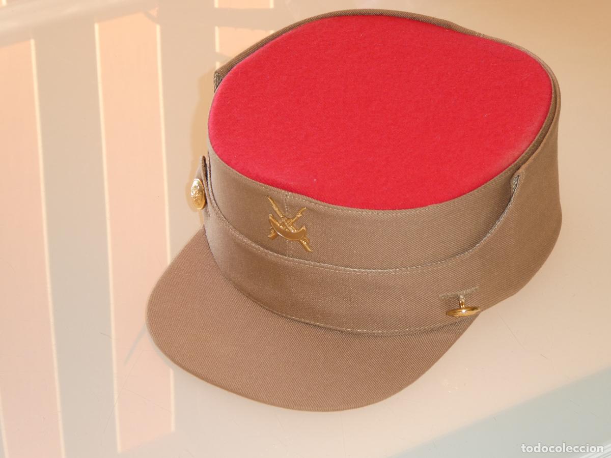 Militaria: ANTIGUA GORRA MILITAR GALA. FUERZAS REGULARES MELILLA. TALLA GRANDE 58 GABARDOS. 200GR
