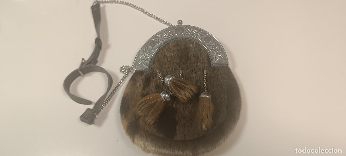 Militaria: SPORRAN MORRAL BOLSITO ESCOCES ORIGINAL GRAN CALIDAD