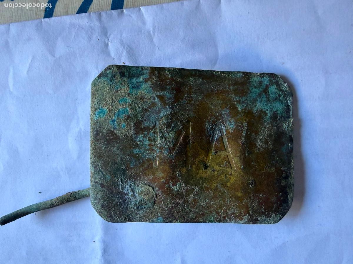 Militaria: Hebilla miliciano M A