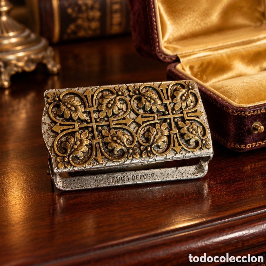 Militaria: ANTIGUA HEBILLA FRANCESA MODELO PARIS DEPOSE
