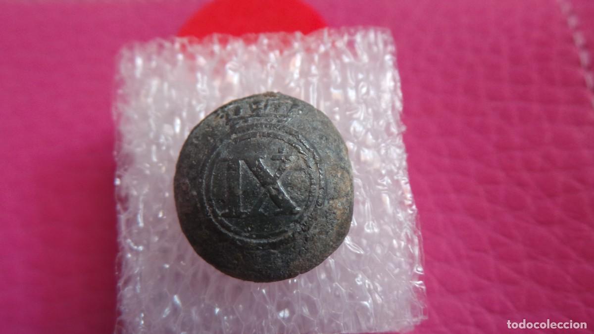 Militaria: Bot&oacute;n ingl&eacute;s IXth Light Dragoons - Foto 2