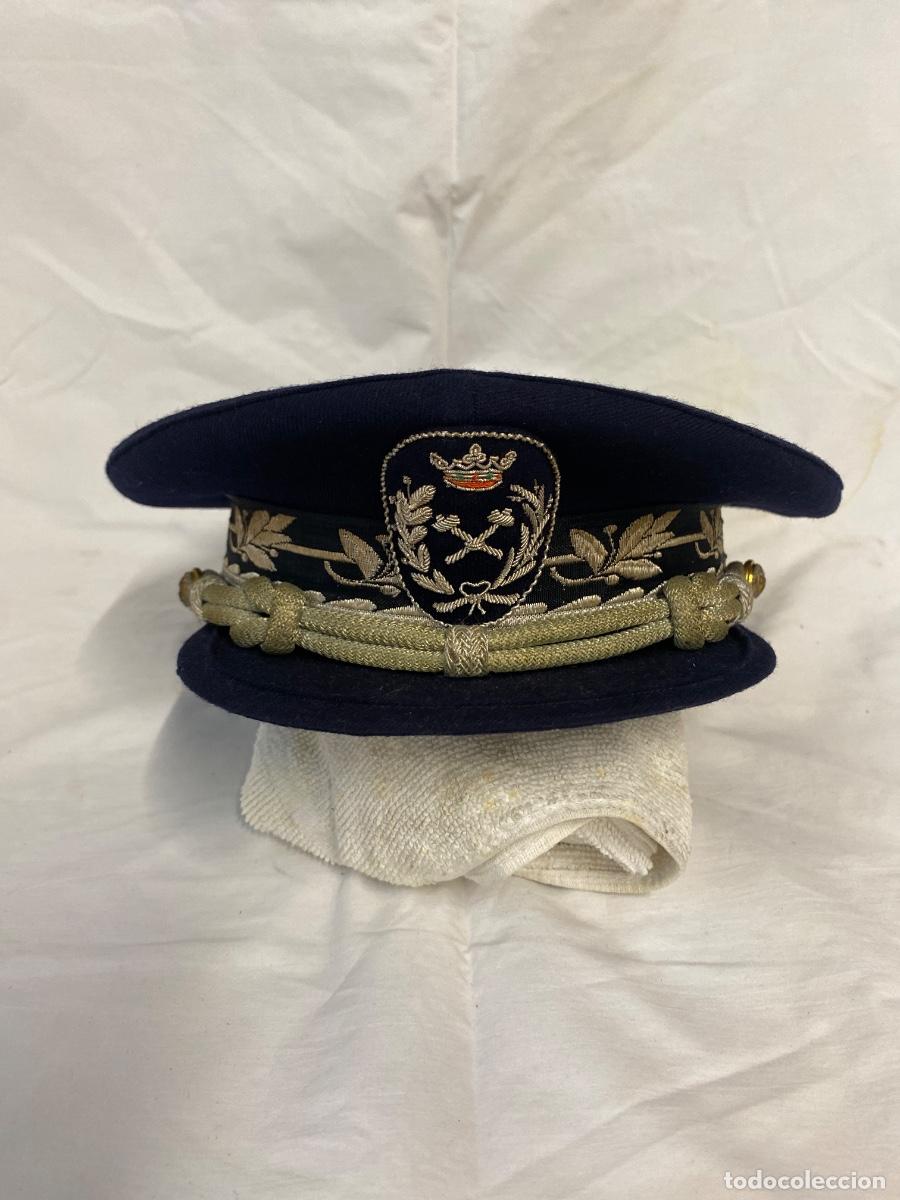 Militaria: GORRA BORDADA ANTIGUA, DE INGENIERO DE CAMINOS.