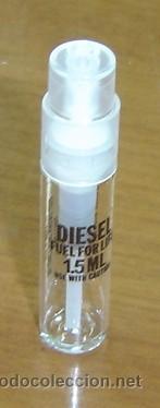 Miniaturas de perfumes antiguos: MINIATURA PROBADOR VACIO COLONIA DIESEL FUEL FOR LIFE 1'5 ml. EN SPRAY