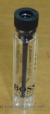 Miniaturas de perfumes antigos: MINIATURA MUESTRA PROBADOR VACIO EAU DE TOILETTE HUGO BOSS SOUL