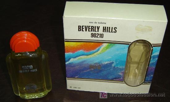 Miniaturas de perfumes antigos: COLONIA BEVERLY HILLS 90210 CON ESTUCHE 100 ml.