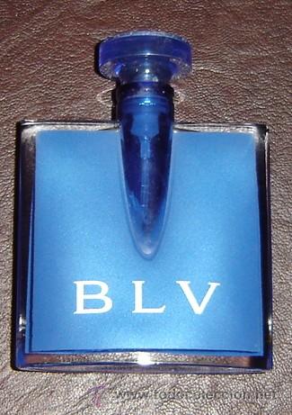Miniaturen von alten Parf&uuml;men: FRASCO VACIO VAPORIZADOR EAU DE PARFUM BULGARI BLU 40 ML.