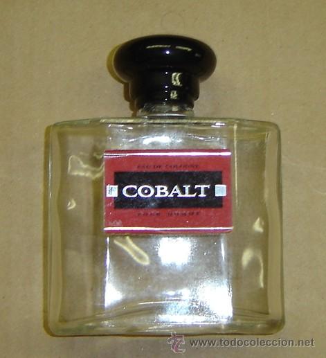 Miniaturas de perfumes antiguos: FRASCO VACIO COLONIA COBALT POUR HOMME PERFUMERIA PARERA, S.A. BARCELONA 100 ml.