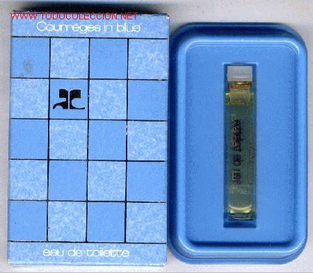 Miniaturas de perfumes antiguos: COURREGES IN BLUE - Foto 1