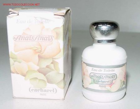 &Eacute;chantillons de parfums anciens: ANTIGUO FRASCO MINIATURA  DE PERFUME CON SU CAJA TOTALMENTE ORIGINAL - ANAIS ANAIS.