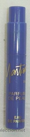 Miniaturas de perfumes antiguos: MUESTRA MINIATURA COLONIA MONTANA-PARFUM DE PEAU-VAPORIZADOR VACIO