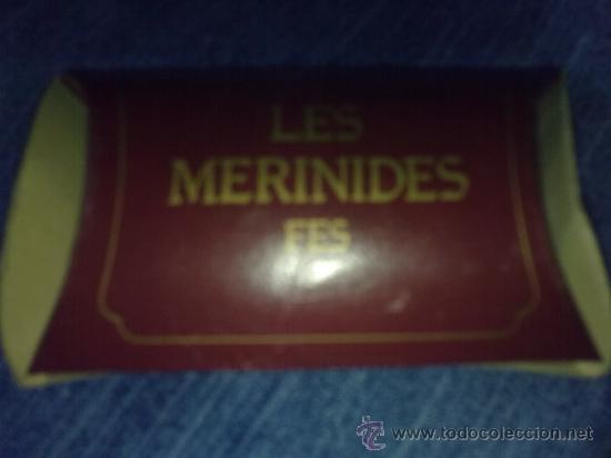 Miniaturen von alten Parf&uuml;men: Pastilla de jab&oacute;n del hotel Les Merenides de Fez -Marruecos- en caja -a&ntilde;os 80&acute;s-