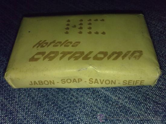 Miniaturen von alten Parf&uuml;men: Pastilla de jab&oacute;n de los hoteles Catalonia , -Tanger, Marruecos- -a&ntilde;os 80&acute;s-