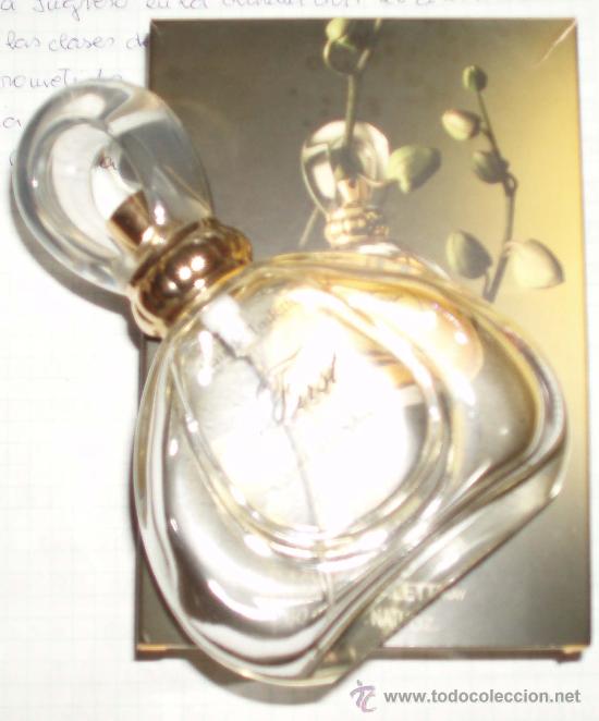Miniaturas de perfumes antiguos: botella de eau de toilette first de van cleef & arpeles con su caja