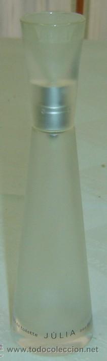 Miniaturas de perfumes antigos: FRASCO VACIO COLONIA JULIA PERFUMERIAS LLEIDA - VAPORIZADOR 100ml