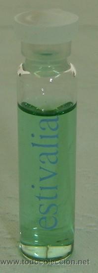 Miniaturas de perfumes antigos: MUESTRA MINIATURA COLONIA ESTIVALIA DE PUIG - BARCELONA