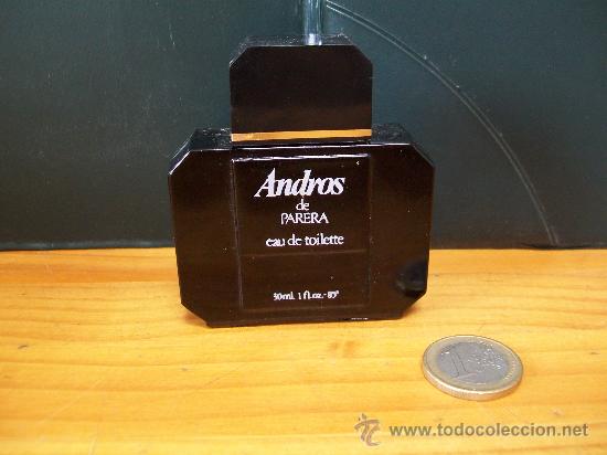 &Eacute;chantillons de parfums anciens: Botella ANDROS de Parera. Vacia