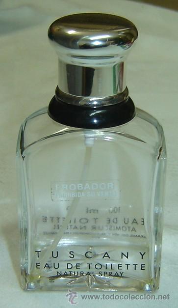 Miniaturas de perfumes antigos: FRASCO VACIO PROBADOR COLONIA TUSCANY ARAMIS VAPORIZADOR 100ML