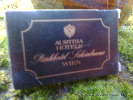 Miniaturas de perfumes antiguos: pastilla de jab&oacute;n mini del hotel Austria de Viena - Vintage 90&acute;s - en caja