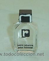 Miniaturas de perfumes antigos: MINIATURA COLONIA PACO RABANNE POUR HOMME - VACIA