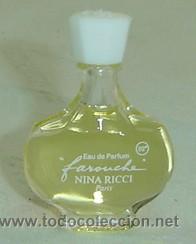 Miniaturas de perfumes antigos: MINIATURA COLONIA EAU DE PARFUM FAROUCHE NINA RICCI-LLENA
